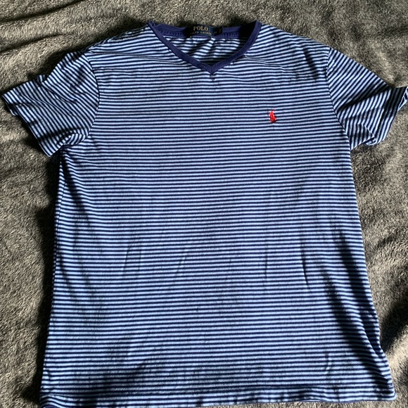 Horizontal Line Ralph Lauren Shirt - Picture 1 of 4